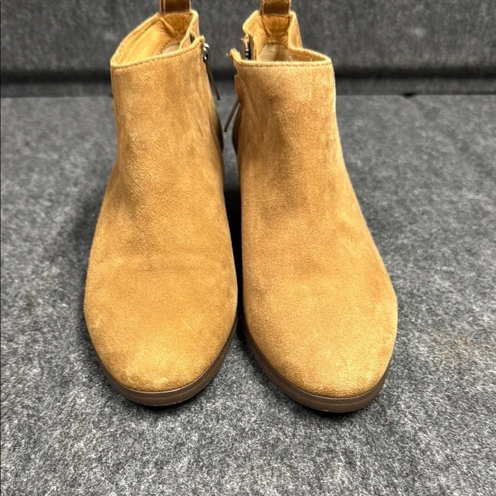 J. Crew Tan Ankle Booties Sleek Suede Design